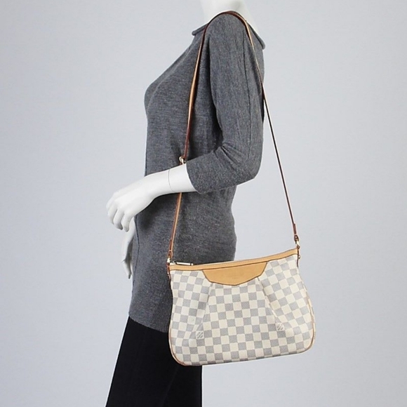 100% Auth Louis Vuitton Siracusa PM Azur Crossbody - Picture 14 of 14